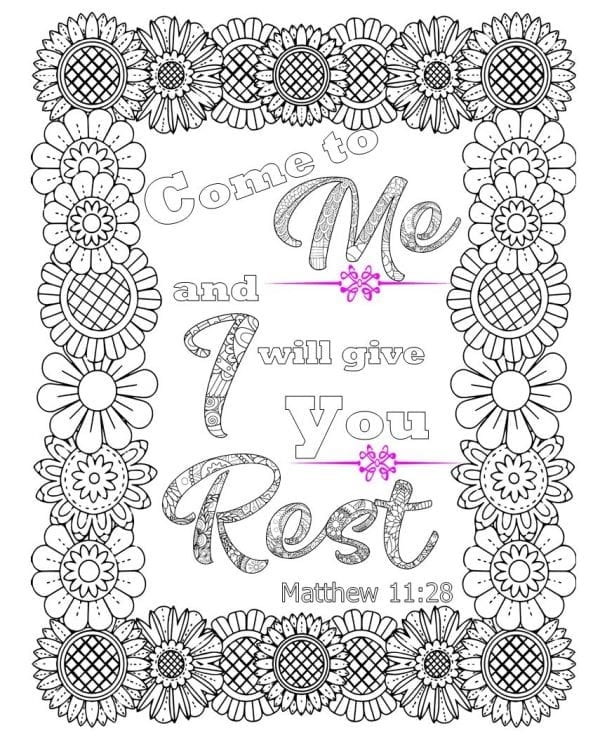 Come To Me and I Will Give You Rest