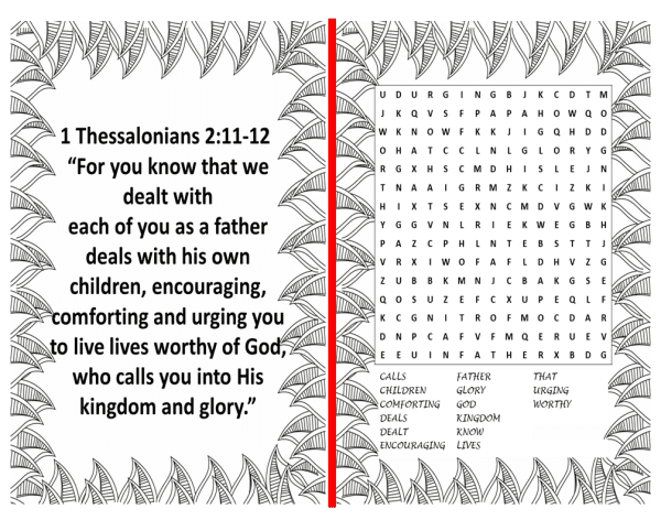 Bible Verse Word Search-Tropical - Image 2